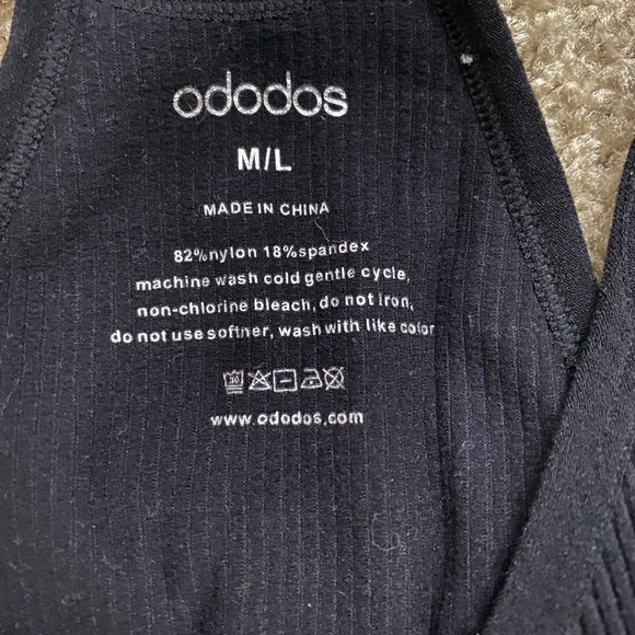 3 Pack Ododos Ribbed Tank Tops - Picture 4 of 8